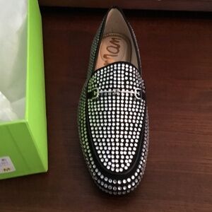 SamEdelman Loraine Glitz Flat Slip-Ons, NIB, SZ 9.5